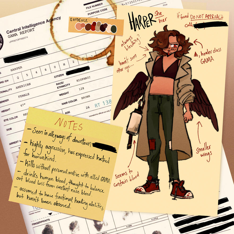 silly reference sheet